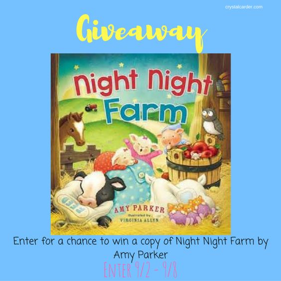 night night farm book giveaway