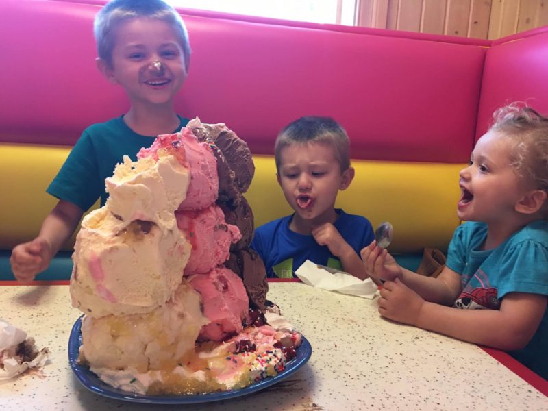 The Poky Dot in Fairmont, WV Banana Split