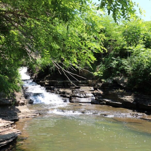 Morgantown, West Virginia White Park Waterfall