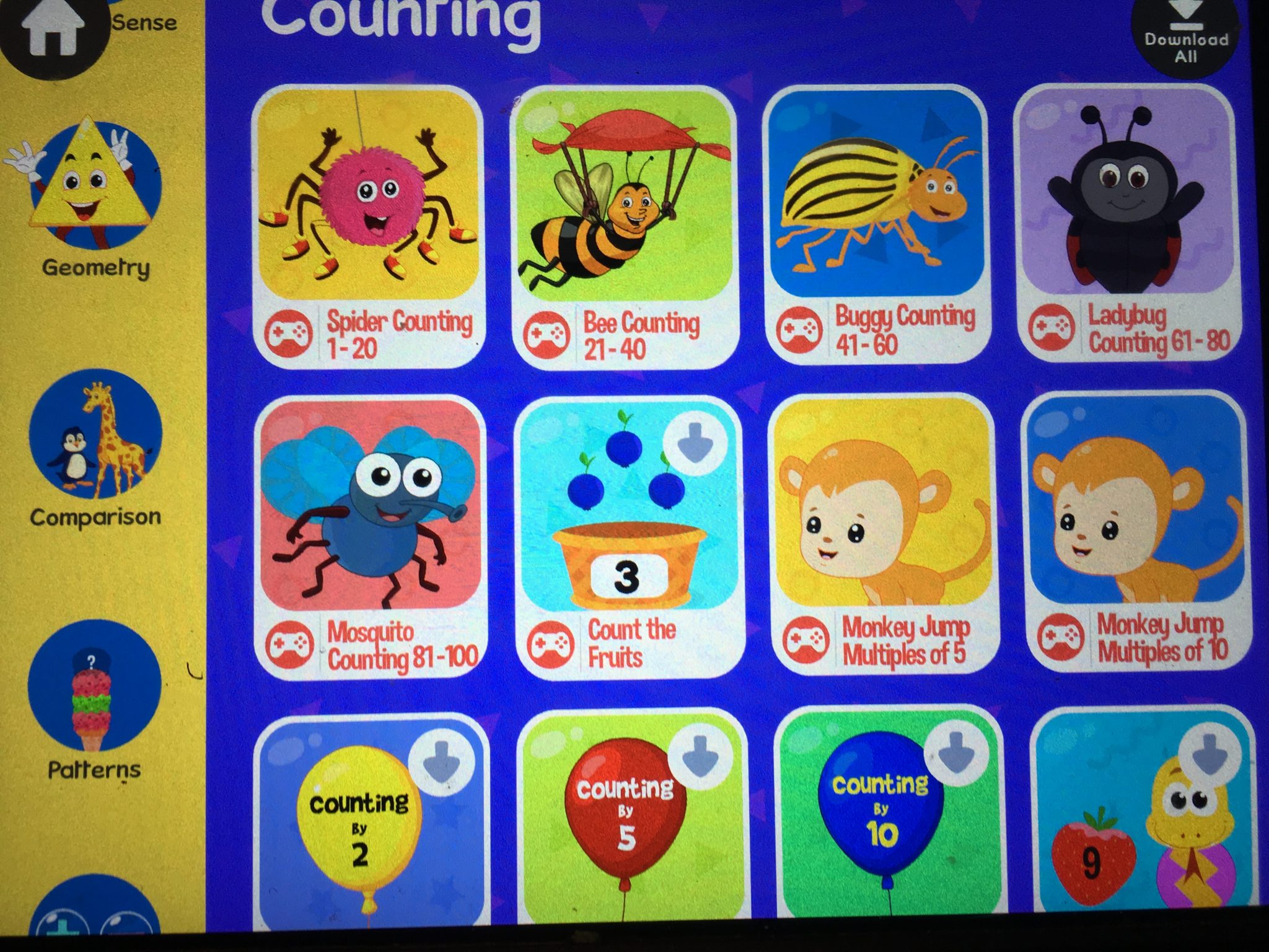 Kidlo Preschool Math Games for Kids app