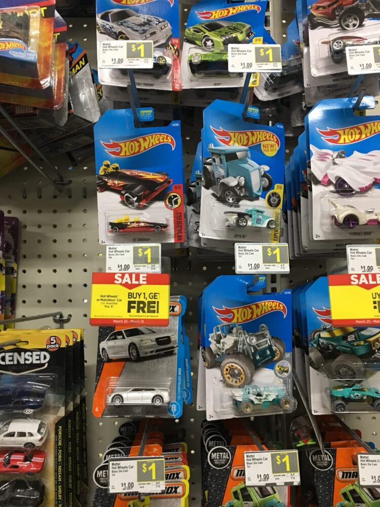 BOGO Hot Wheels and Matchbox at Dollar General Easter Stuffers