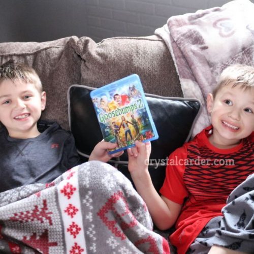 ad Make movie night successful with a movie everyone will love, Goosebumps 2
