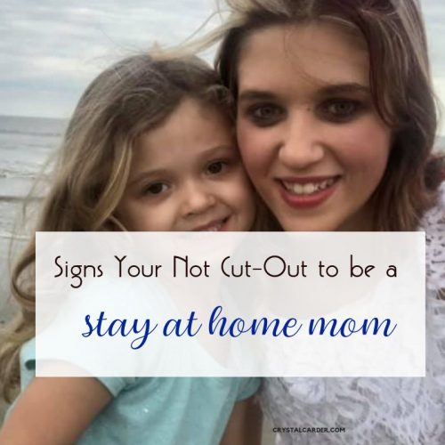 signs your not cut out to be a stay at home mom