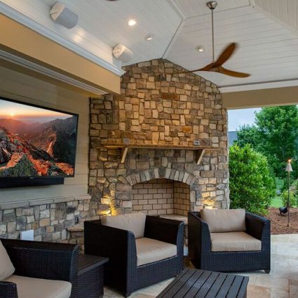 ad Enjoy Being Outdoors with the Veranda Series of SunBrite Outdoor TVs