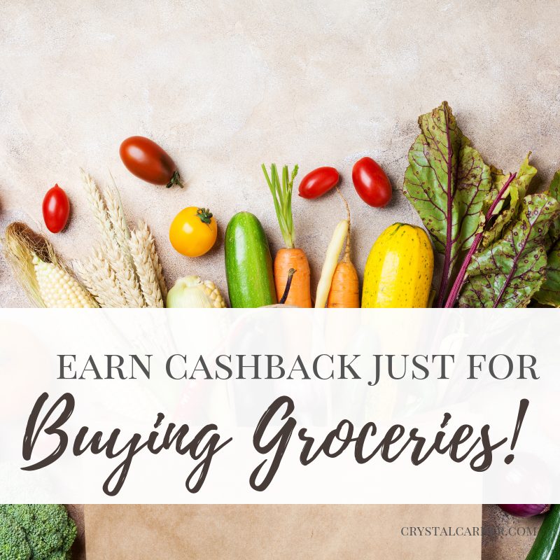 Earn cash back just for buying groceries