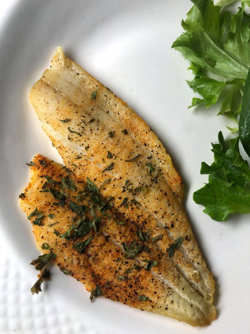 Easy Oven Baked Flounder with Lemon and Herb Recipe