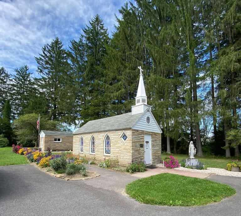 Tiniest Church in 48 states with post office