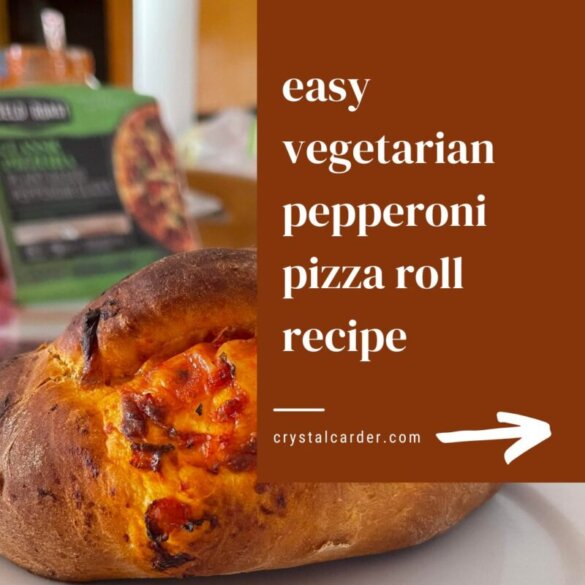 easy vegetarian pepperoni rolls