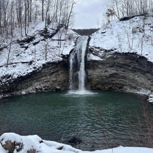 Hinckston waterfall in johnstown