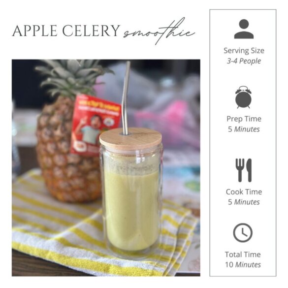 apple celery smoothie vitamix blender