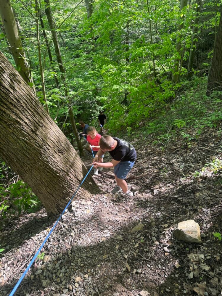 Pringle Run Falls in Kingwood, West Virginia is WV's Best Waterfall! 19 hike down steep hillside