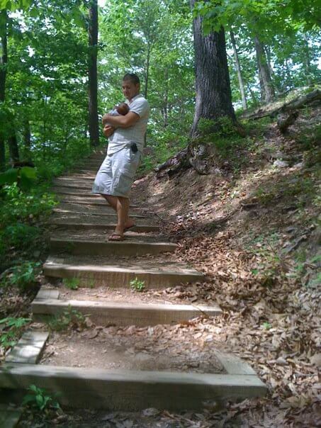 Add Seneca Rocks in West Virginia to your bucket list! 17 Michael carrying our first born up Seneca rocks 13 years ago