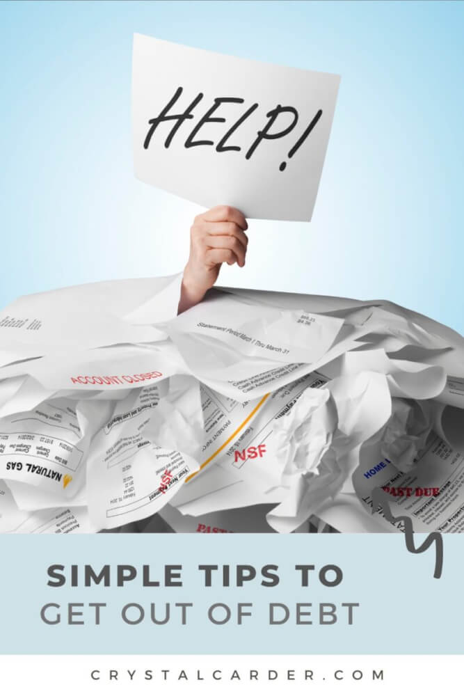 Debt Advice: How to Get Out of Debt 3 how to get out of debt for moms