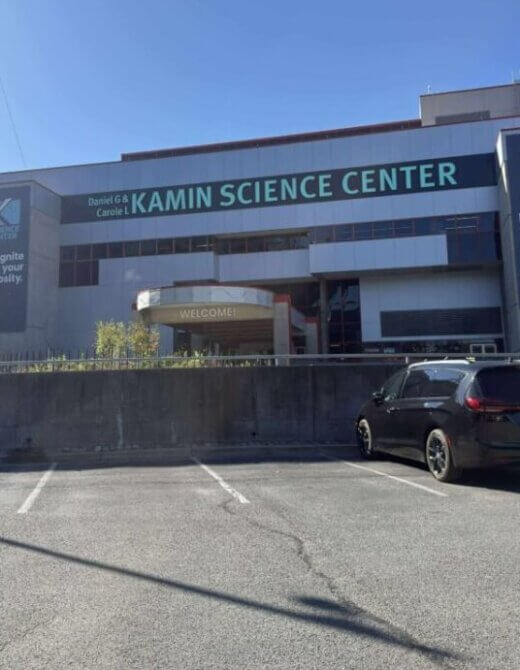 kamin science center in Pittsburgh with teens